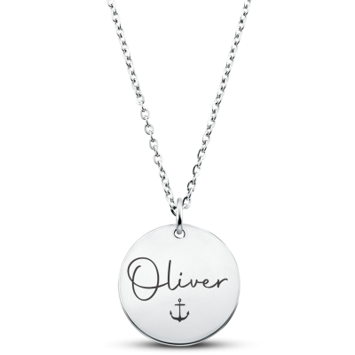 Personalised Circle Necklace